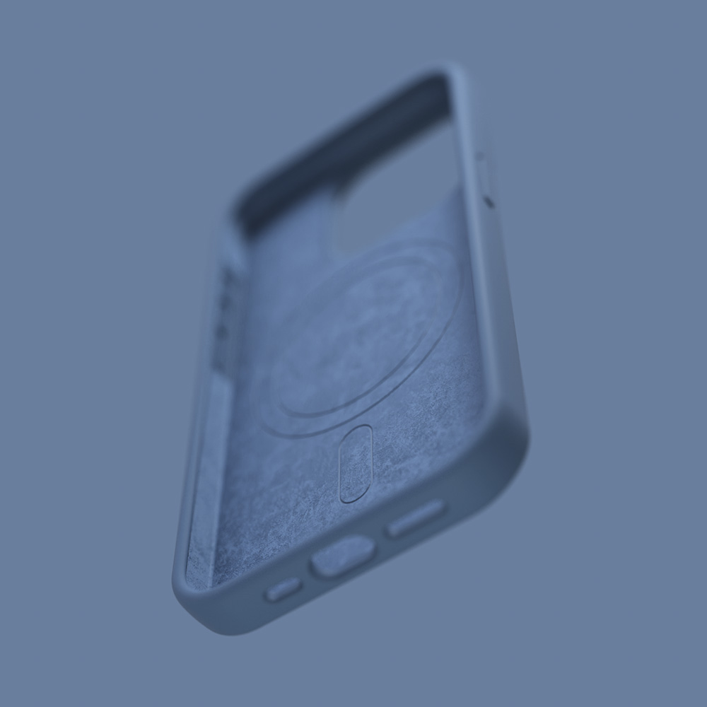 Nak�adka Etteri Silicone Mag niebieska Apple iPhone 15 / 7