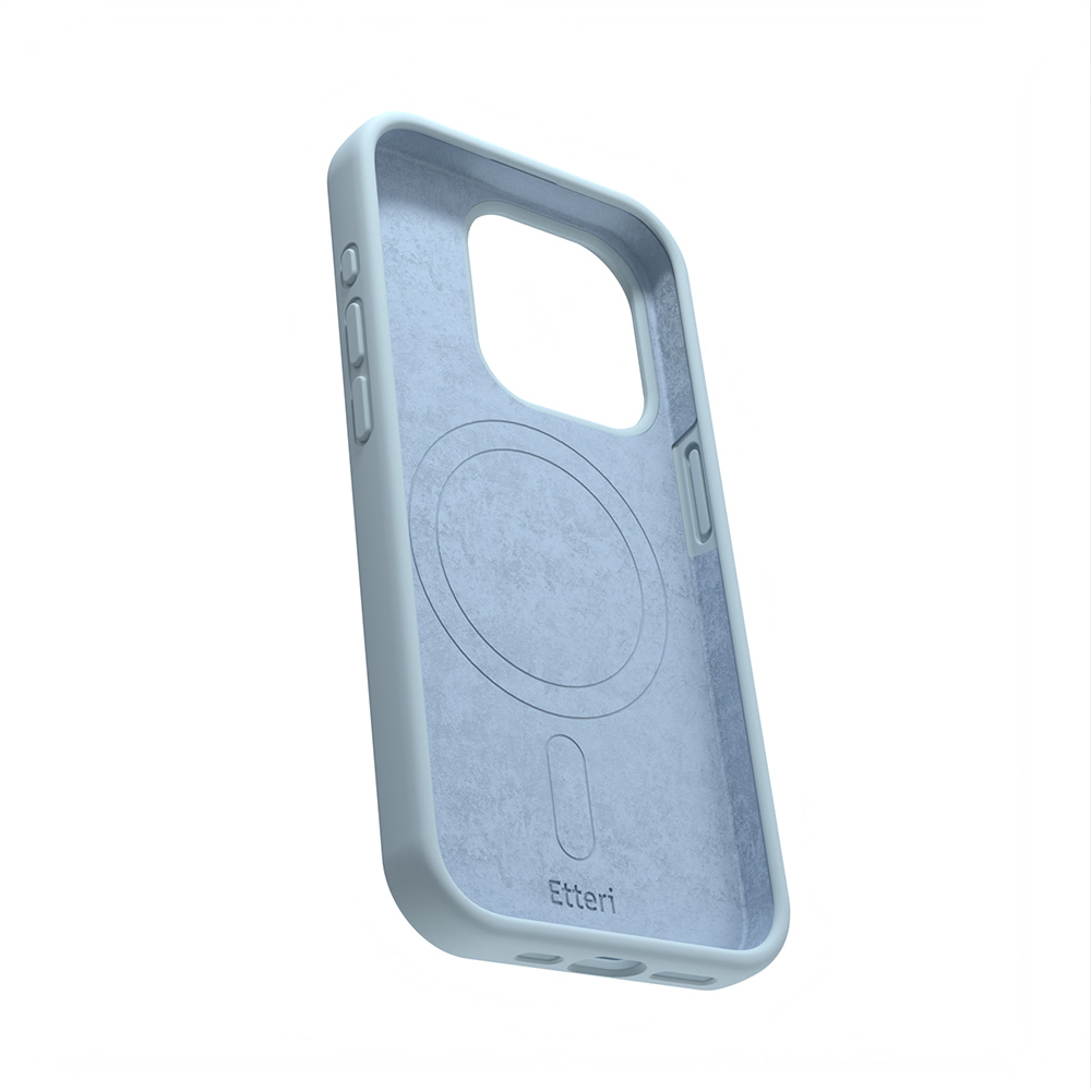 Nak�adka Etteri Silicone Mag niebieska Apple iPhone 12 Pro (6.1 cali) / 4