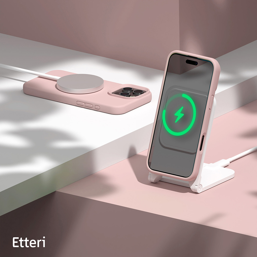 Nak�adka Etteri Silicone Mag r�owa Apple iPhone 16 Pro Max / 7