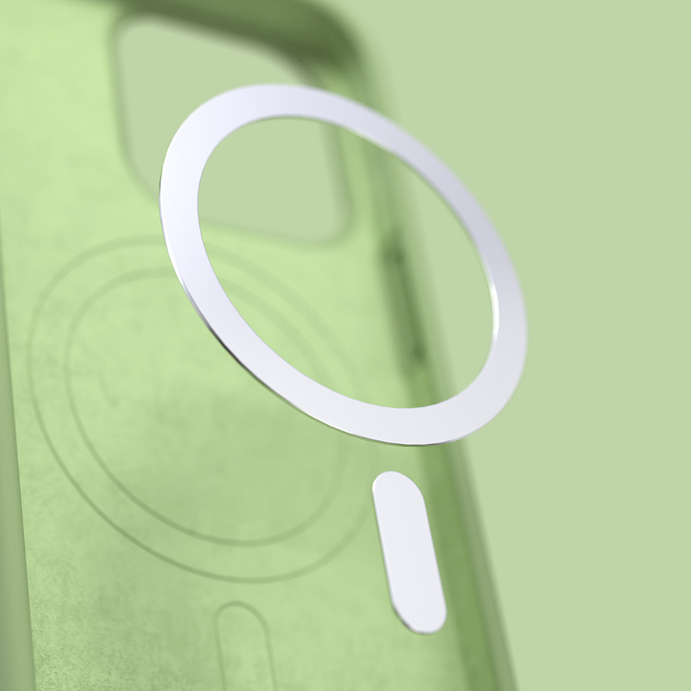 Nak�adka Etteri Silicone Mag zielona Apple iPhone 14 / 8