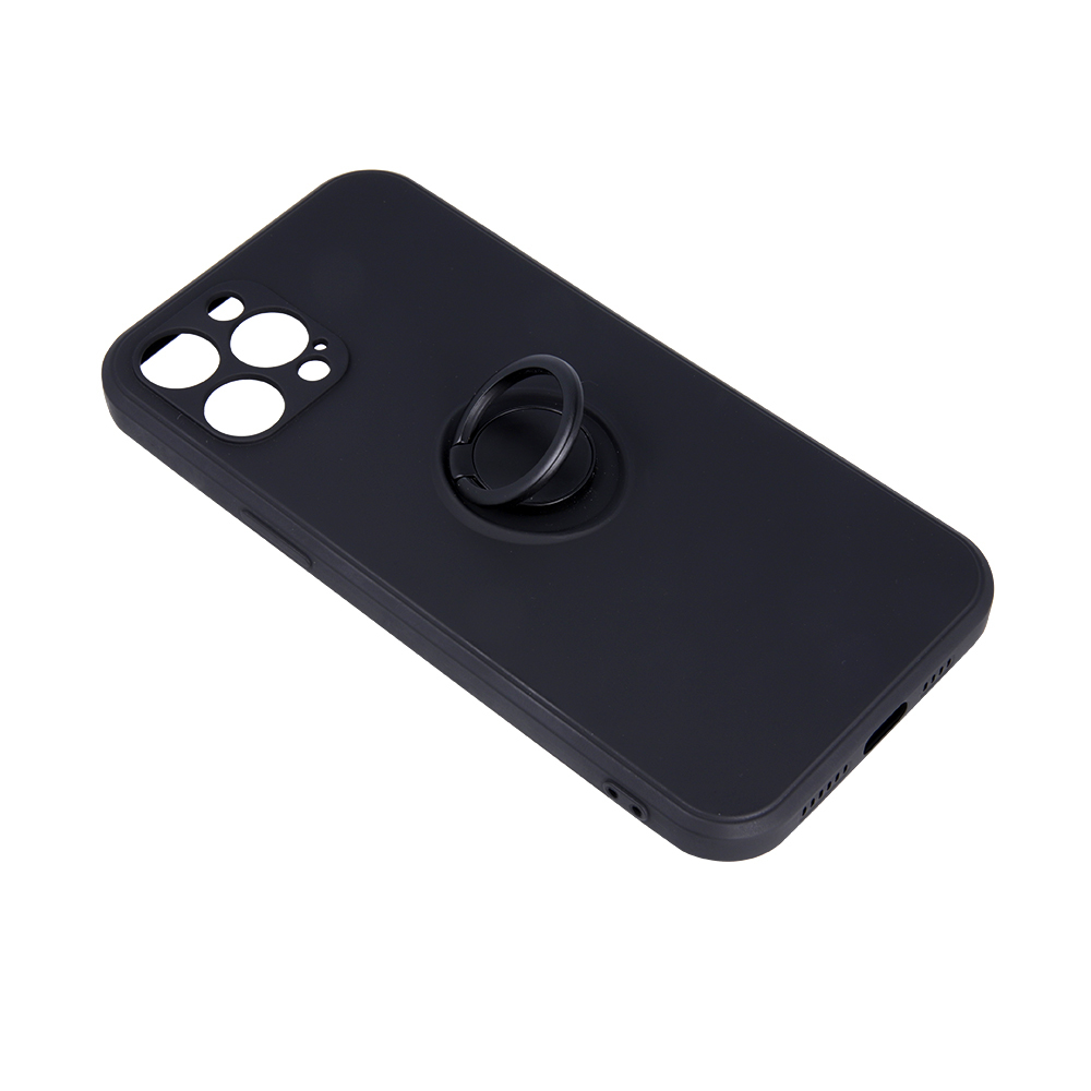 Nakadka Finger Grip czarna Apple iPhone 12 Pro Max / 4