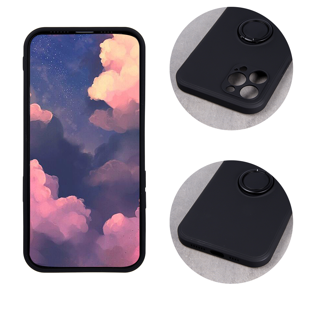 Nak�adka Finger Grip czarna Samsung Galaxy A22 5G / 5