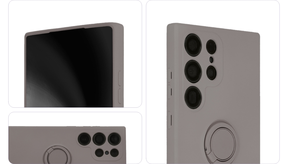 Nak�adka Finger Ring szara Samsung Galaxy S23 FE / 4