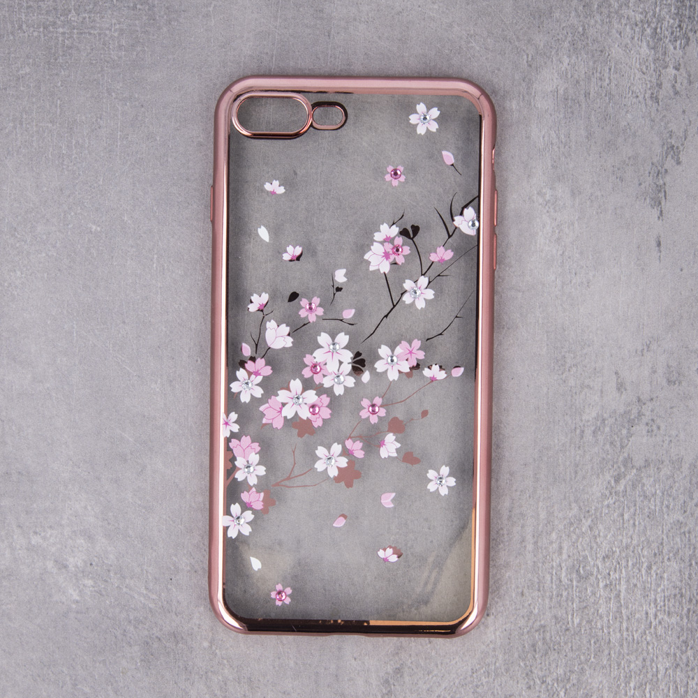 Nak�adka Flower r�owo-z�ota Samsung Galaxy J4 Plus (2018) / 4