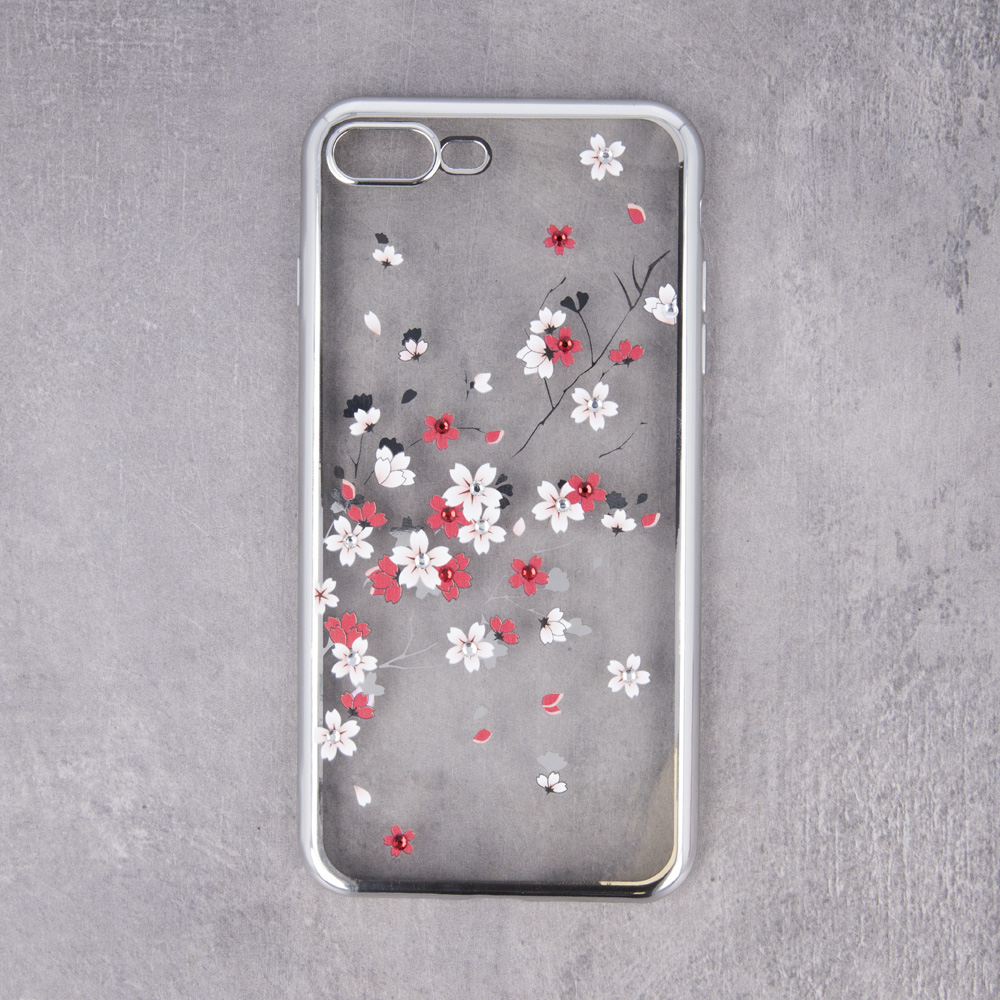 Nak�adka Flower srebrna Samsung Galaxy S7 / 4