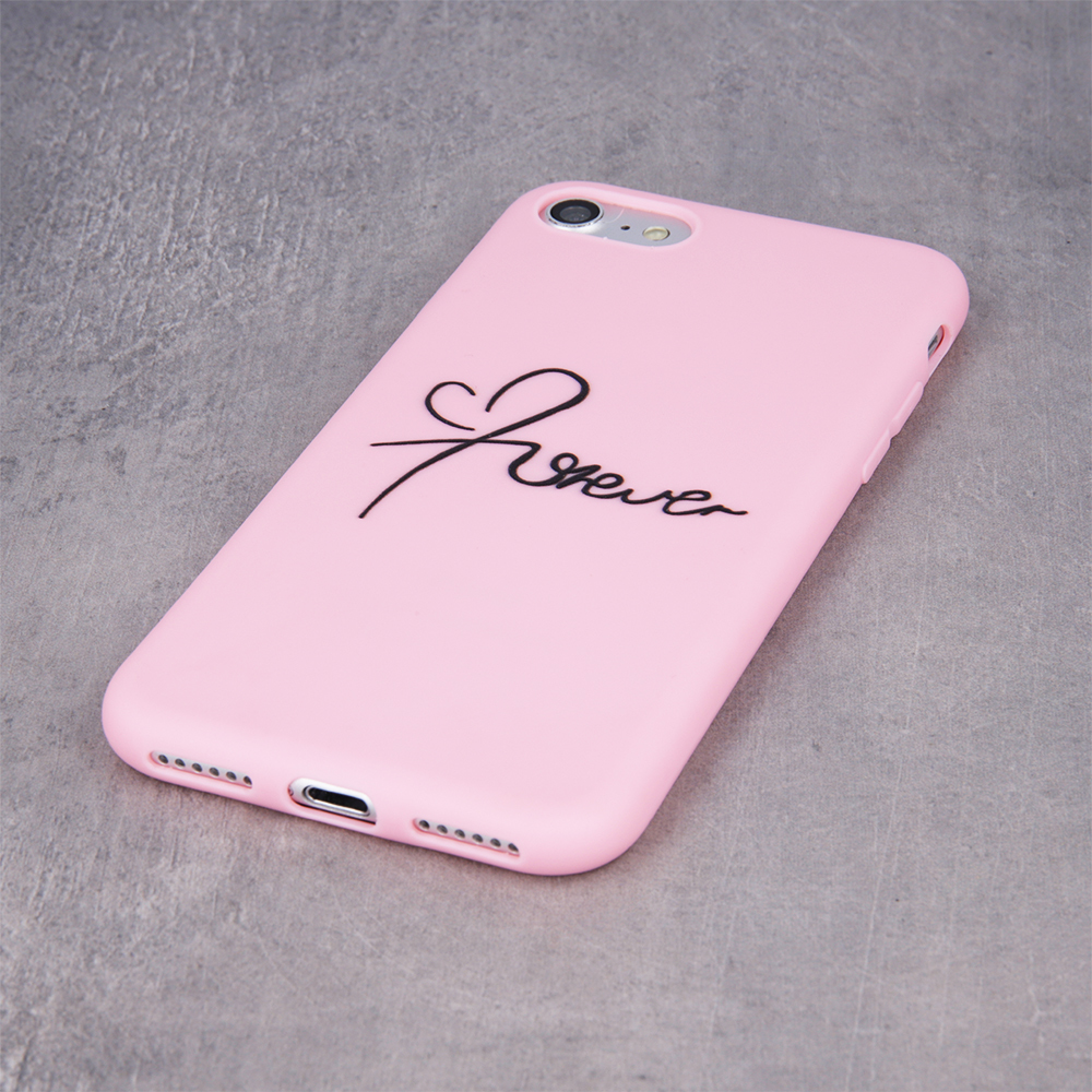 Nak�adka Forever Love r�owa Apple iPhone XS Max / 5