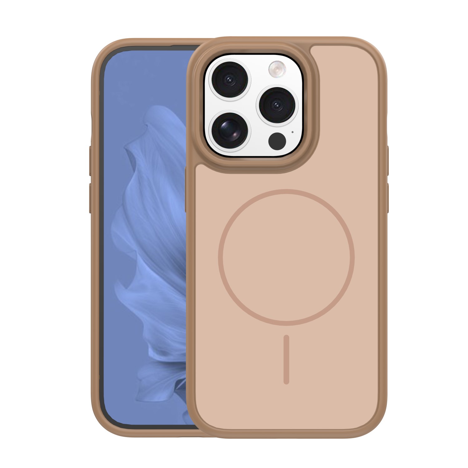 Nak�adka Frame Thin Mag br�zowa Apple iPhone 14 Pro