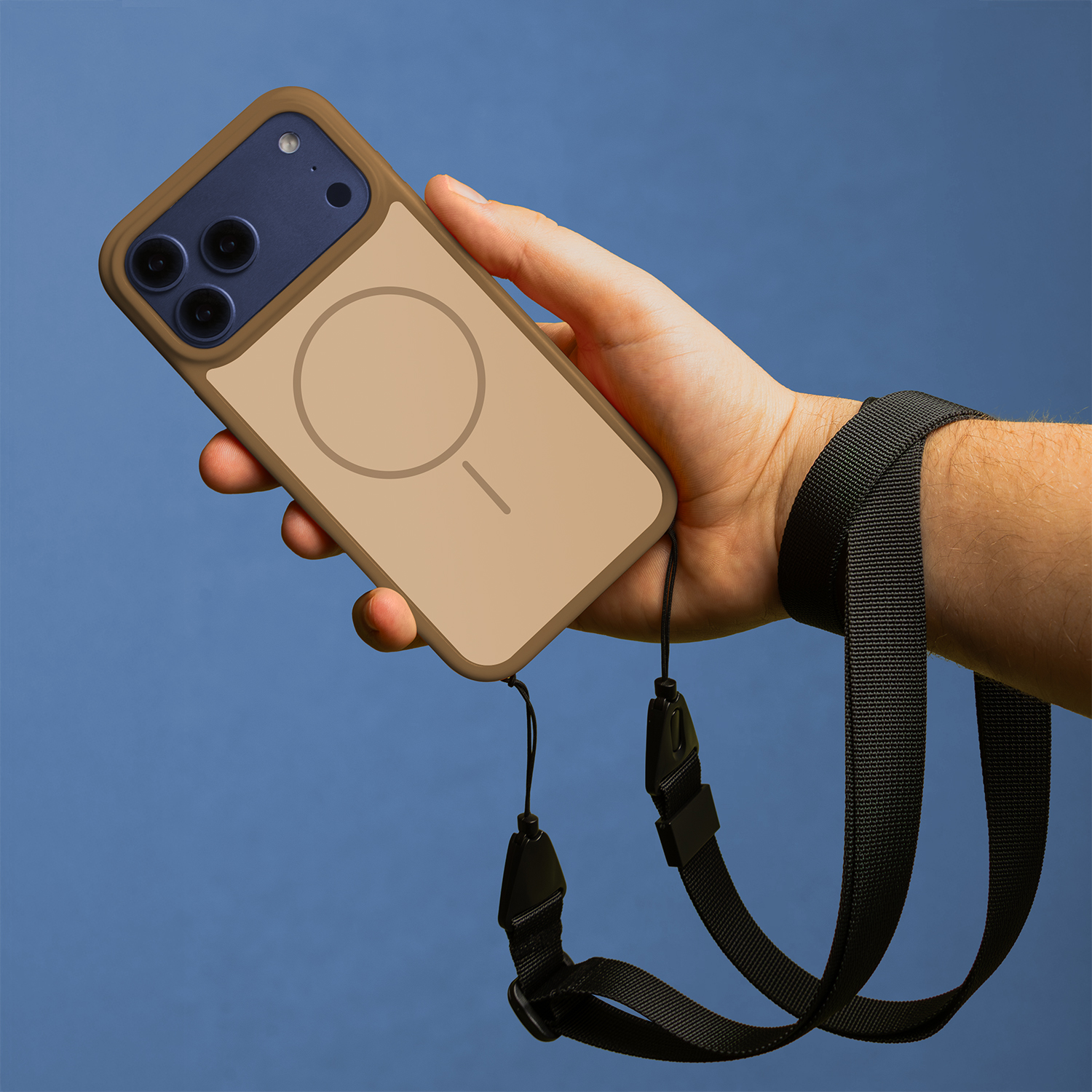 Nak�adka Frame Thin Mag br�zowa Apple iPhone 15 / 6