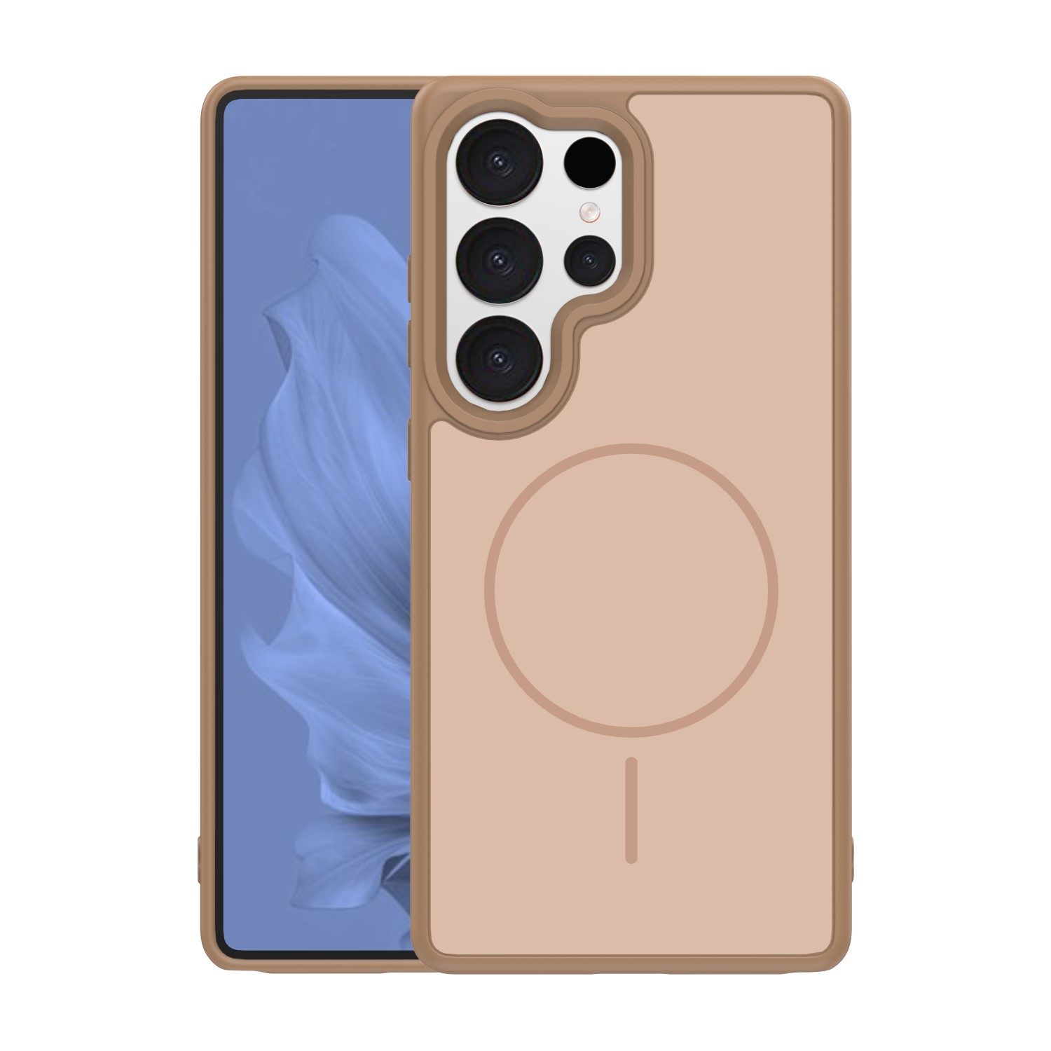 Nak�adka Frame Thin Mag br�zowa Samsung Galaxy S25 Ultra