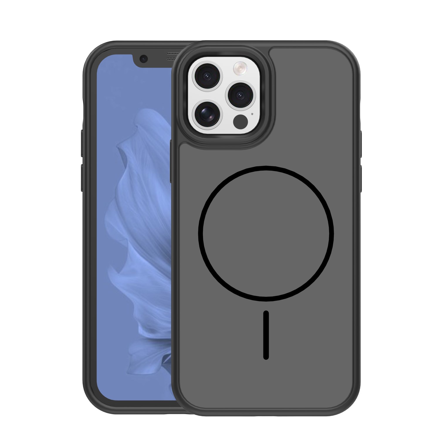 Nak�adka Frame Thin Mag czarny Apple iPhone 12 Pro (6.1 cali)