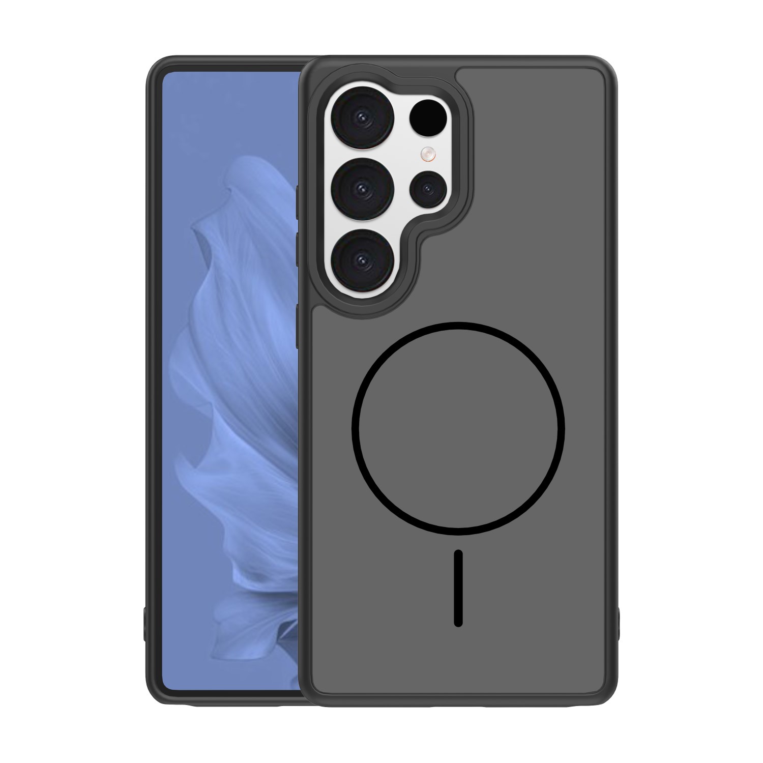 Nak�adka Frame Thin Mag czarny Samsung Galaxy S25 Ultra