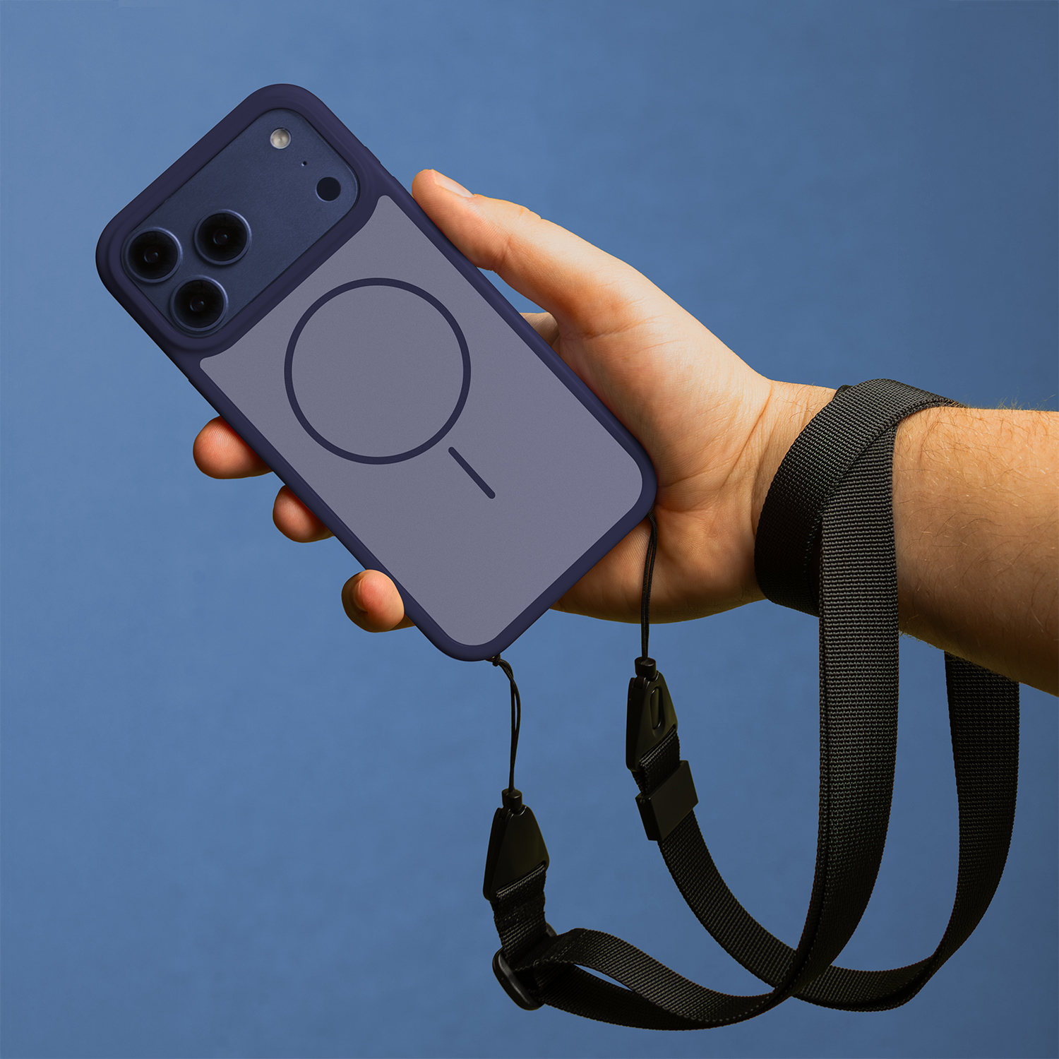 Nak�adka Frame Thin Mag niebieska Apple iPhone 14 / 6