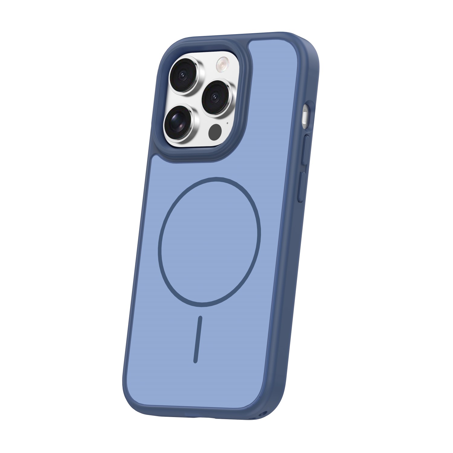 Nak�adka Frame Thin Mag niebieska Apple iPhone 15 Pro / 2