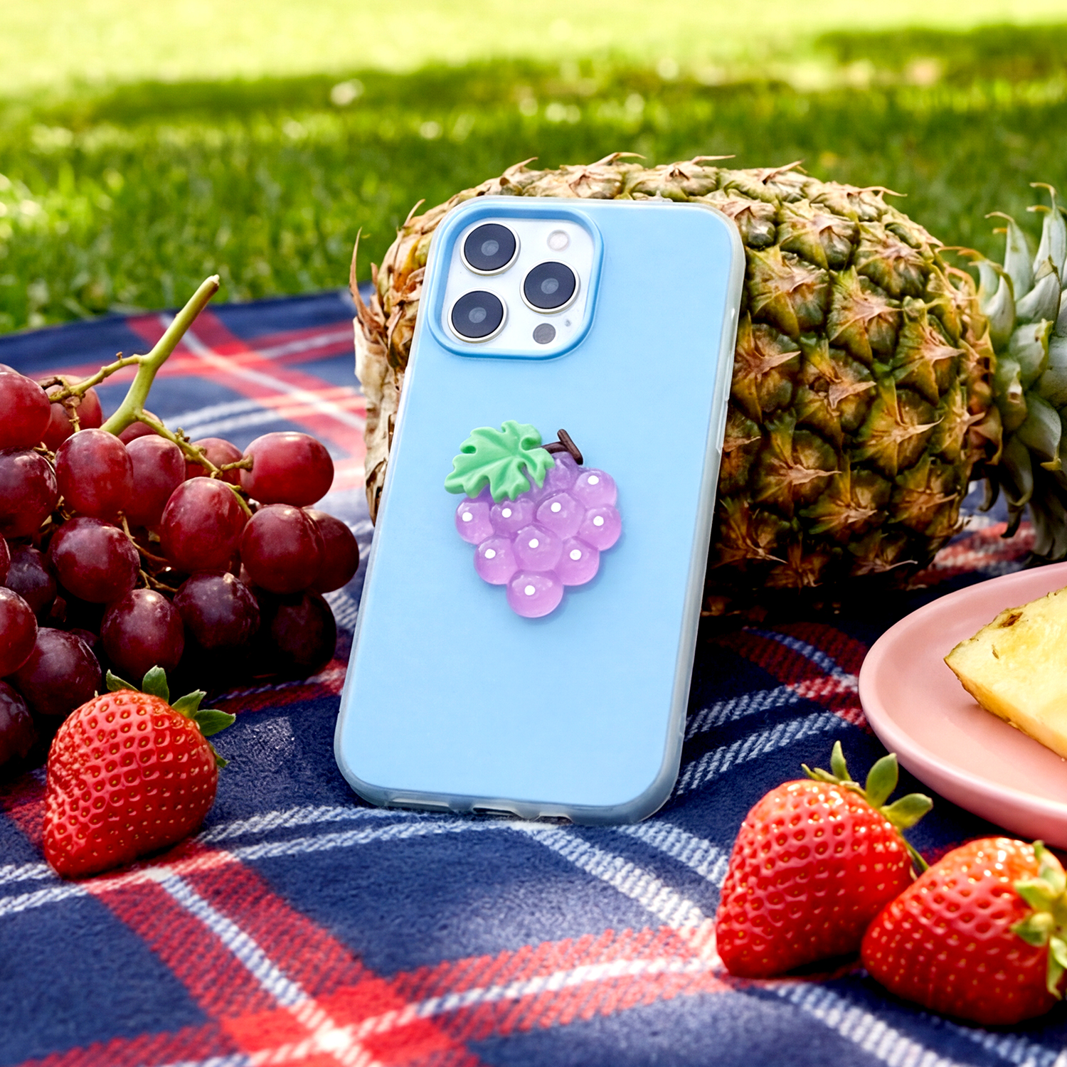 Nak�adka Fruit 2in1 niebieska Apple iPhone 11 / 6