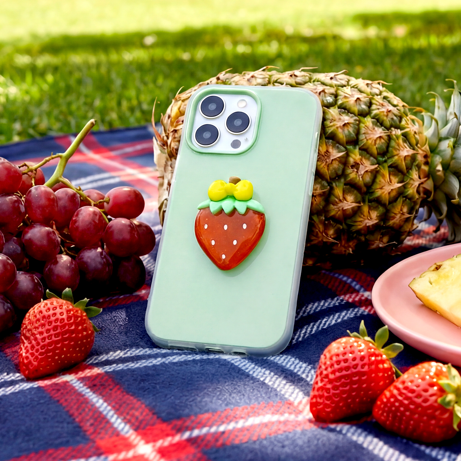 Nak�adka Fruit 2in1 zielona Samsung Galaxy A17 / 6