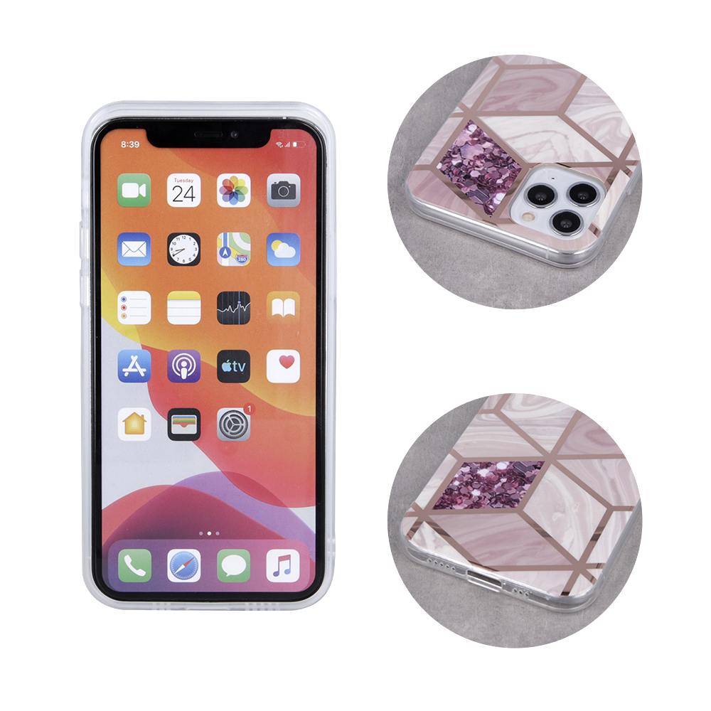 Nak�adka Geometric Marmur Apple iPhone 13 Pro / 3