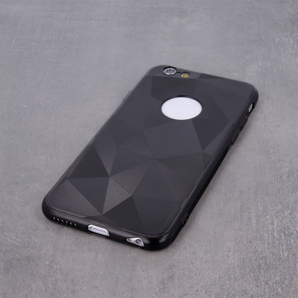 Nakadka Geometric Matt czarna Apple iPhone 6 Plus / 4