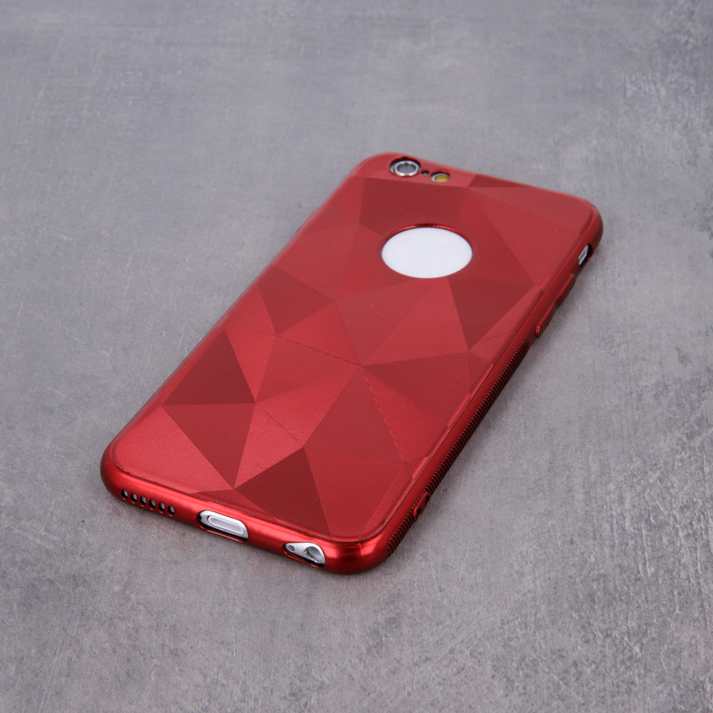 Nakadka Geometric Shine czerwona Apple iPhone 6 Plus / 4