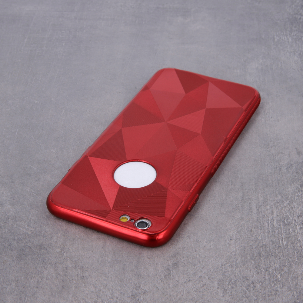Nakadka Geometric Shine czerwona Apple iPhone 6 Plus / 5