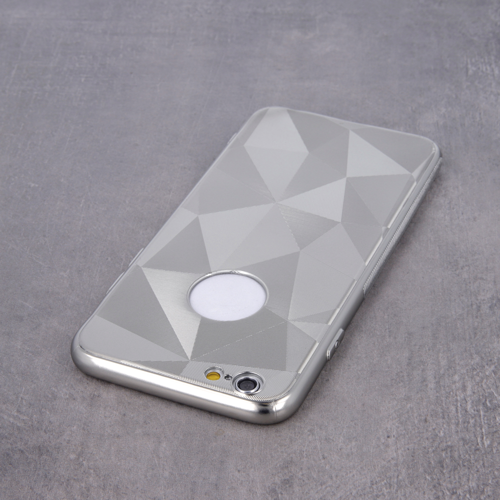 Nakadka Geometric Shine srebrna Apple iPhone 6 Plus / 5
