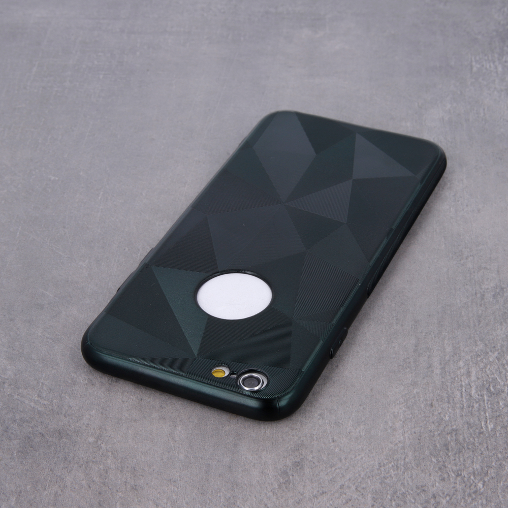 Nak�adka Geometric Shine zielona Apple iPhone XS Max / 5