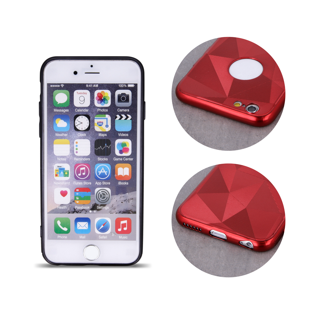 Nak�adka Geometric Shine czerwona Samsung Galaxy S10e / 3