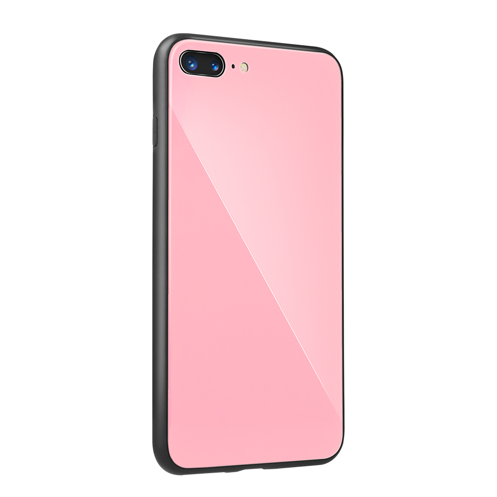 Nak�adka Glass r�owa Apple iPhone XS Max / 2