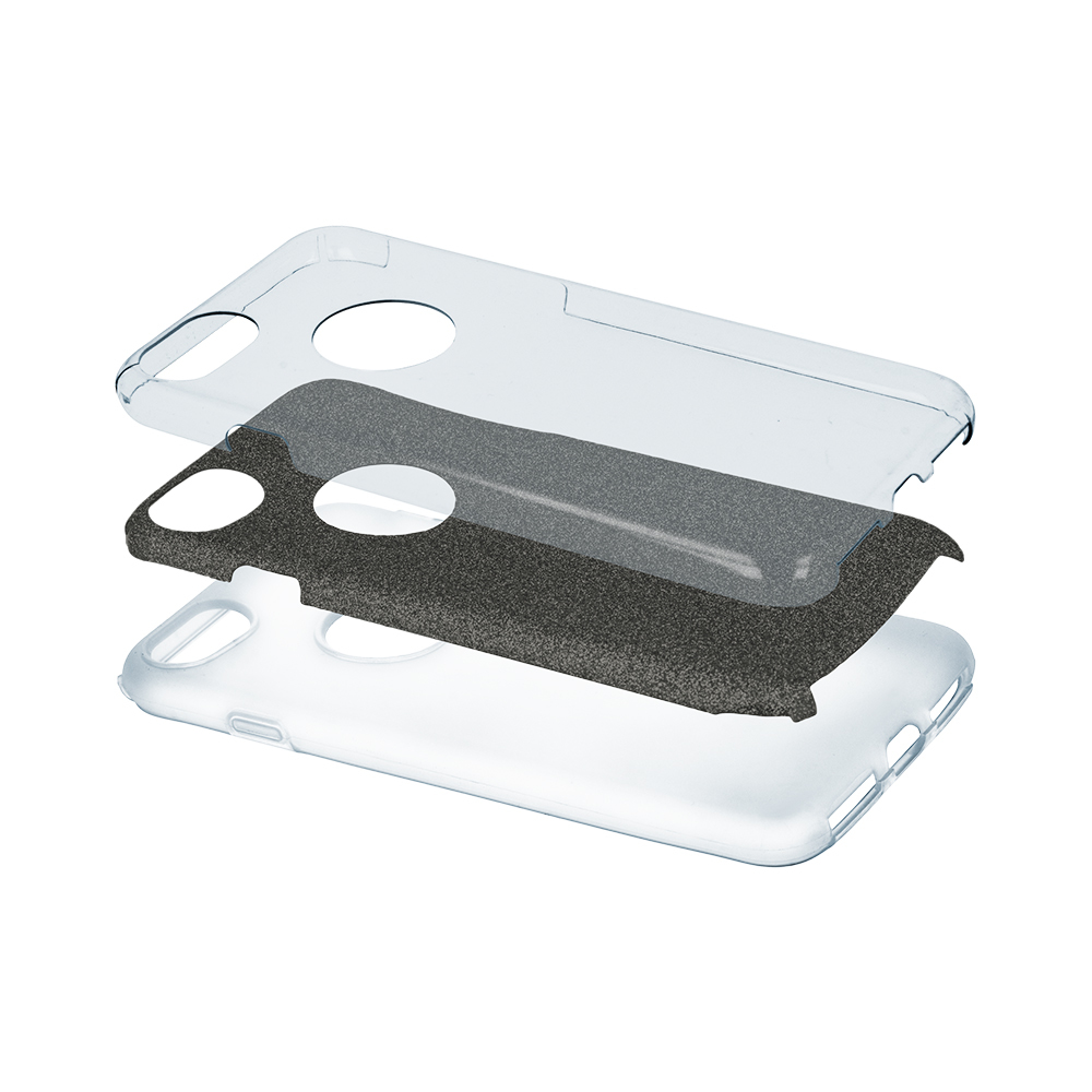 Nak�adka Glitter 3in1 czarna Samsung Galaxy J6 (2018) / 4