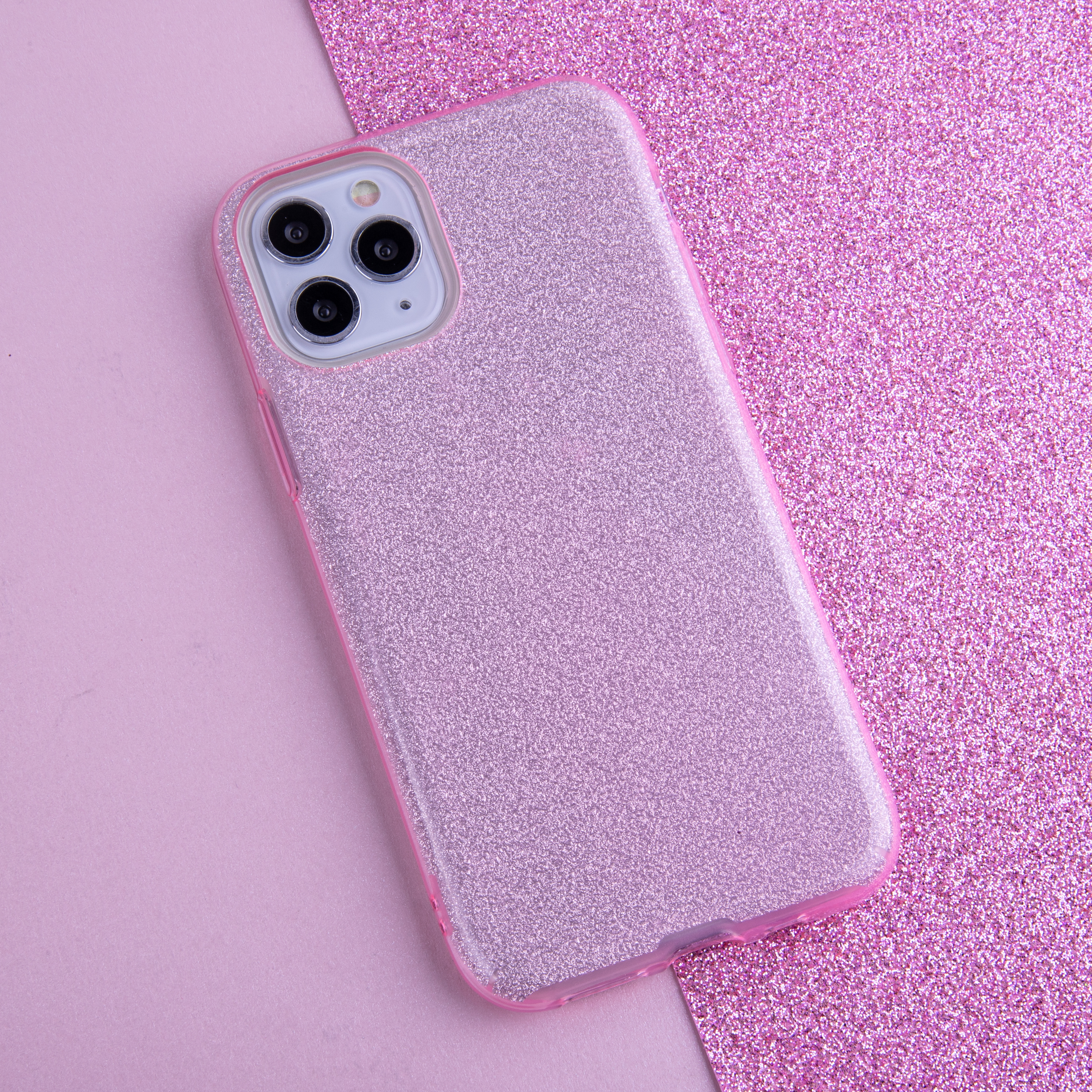 Nak�adka Glitter 3w1 r�owa Samsung Galaxy A27 5G / 6