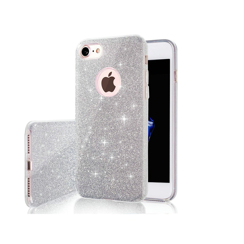 Nakadka Glitter 3w1 srebrna Apple iPhone 12 Pro Max
