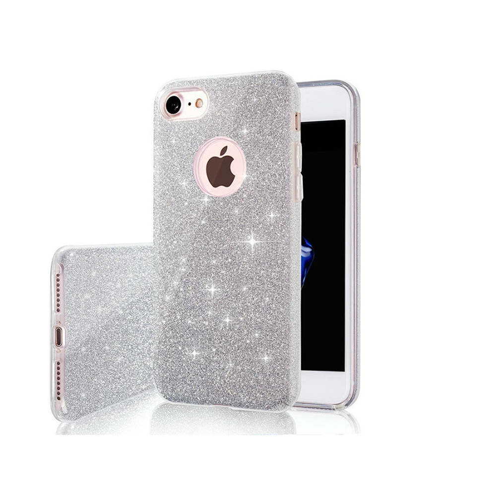 Nak�adka Glitter 3w1 srebrna Samsung Galaxy A27 5G