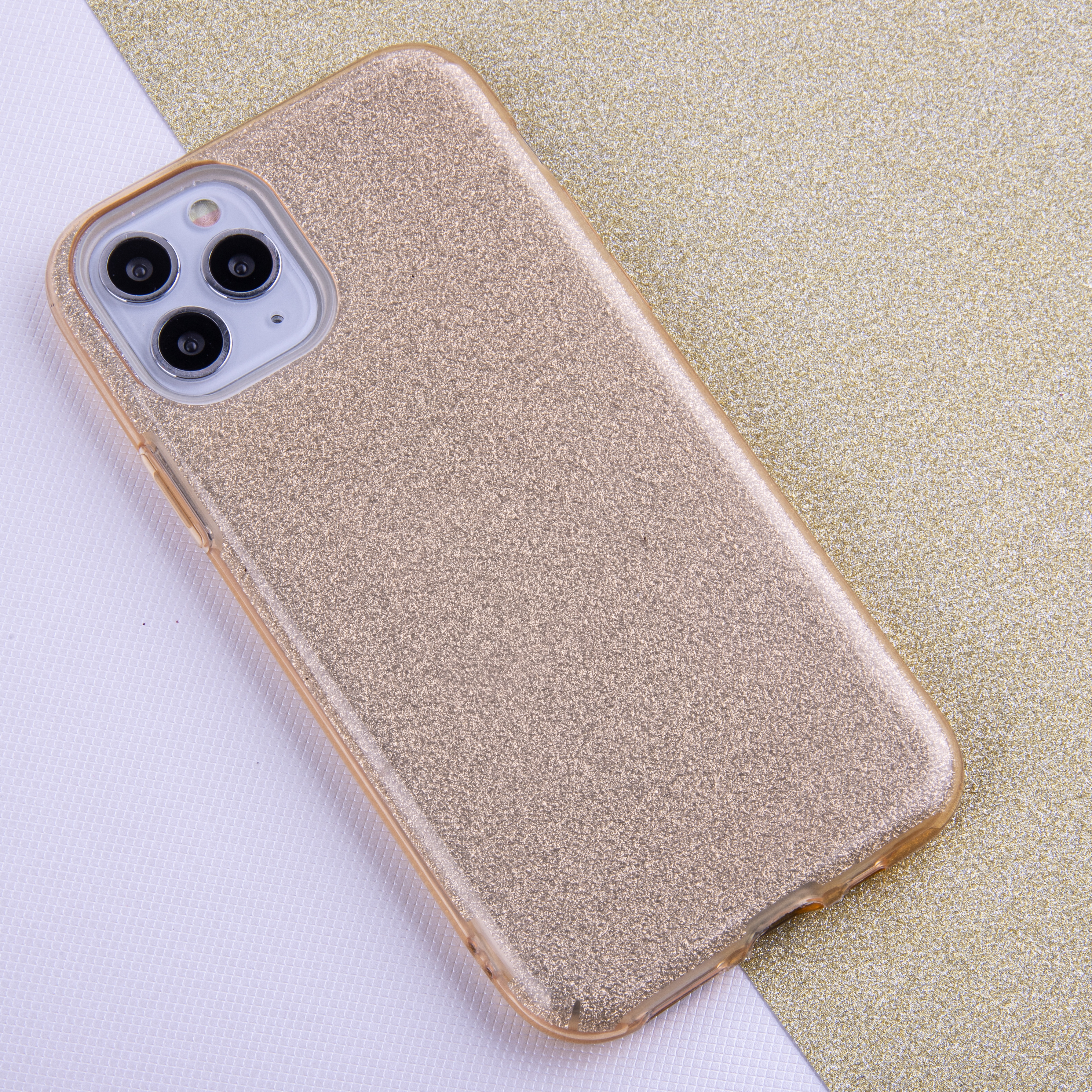 Nak�adka Glitter 3w1 z�ota Samsung Galaxy A27 5G / 6