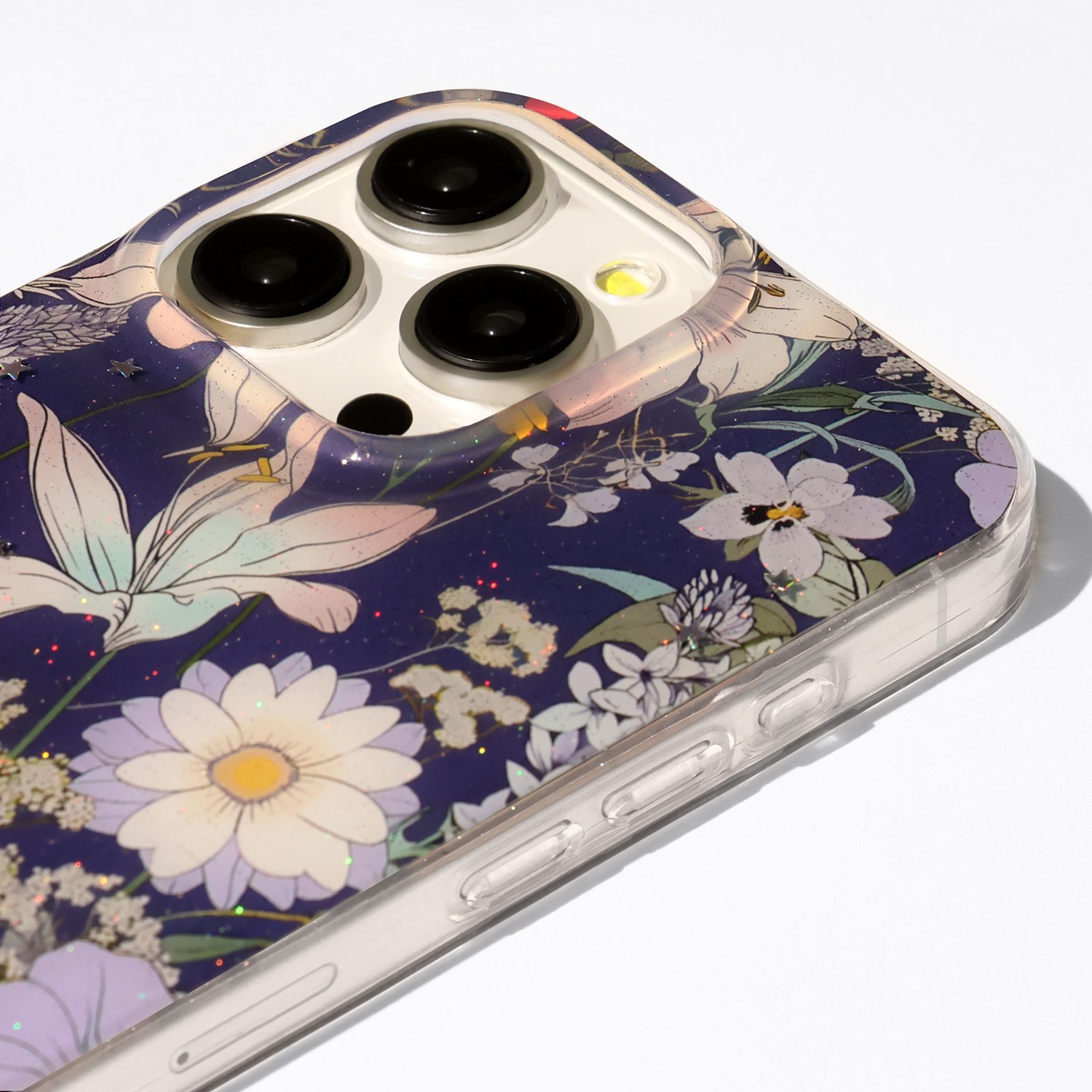 Nak�adka Glow Glam niebieska Samsung Galaxy A17 / 2