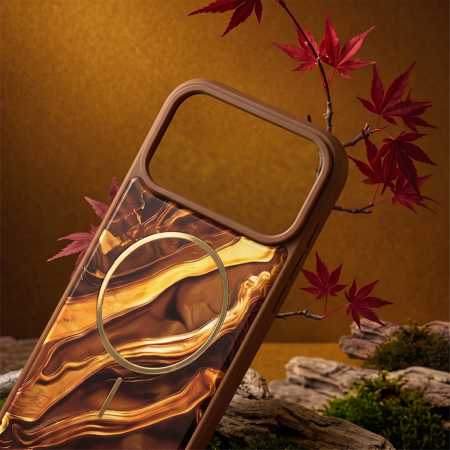 Nak�adka Golden Autumn br�zowa Apple iPhone 17 / 6