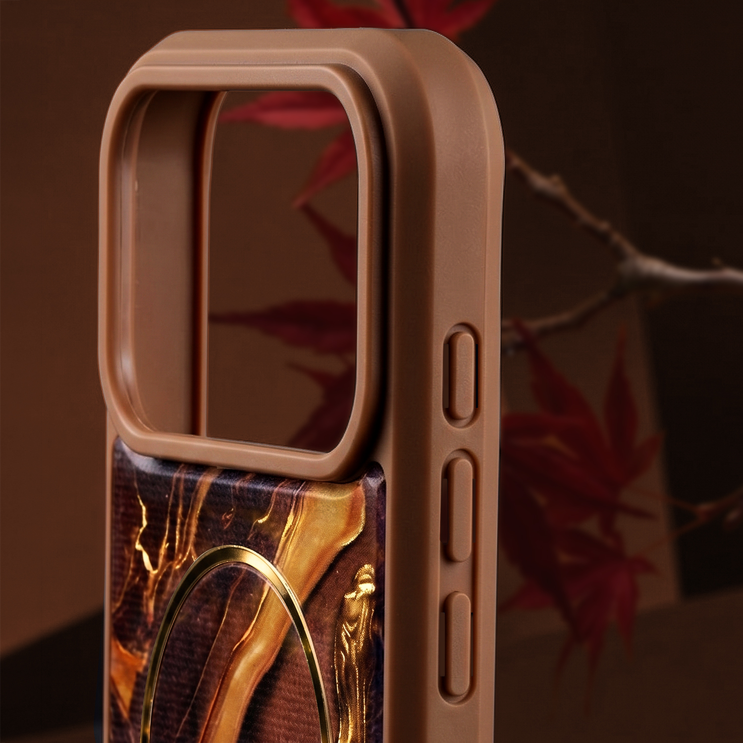 Nak�adka Golden Autumn br�zowa Apple iPhone 17 / 7