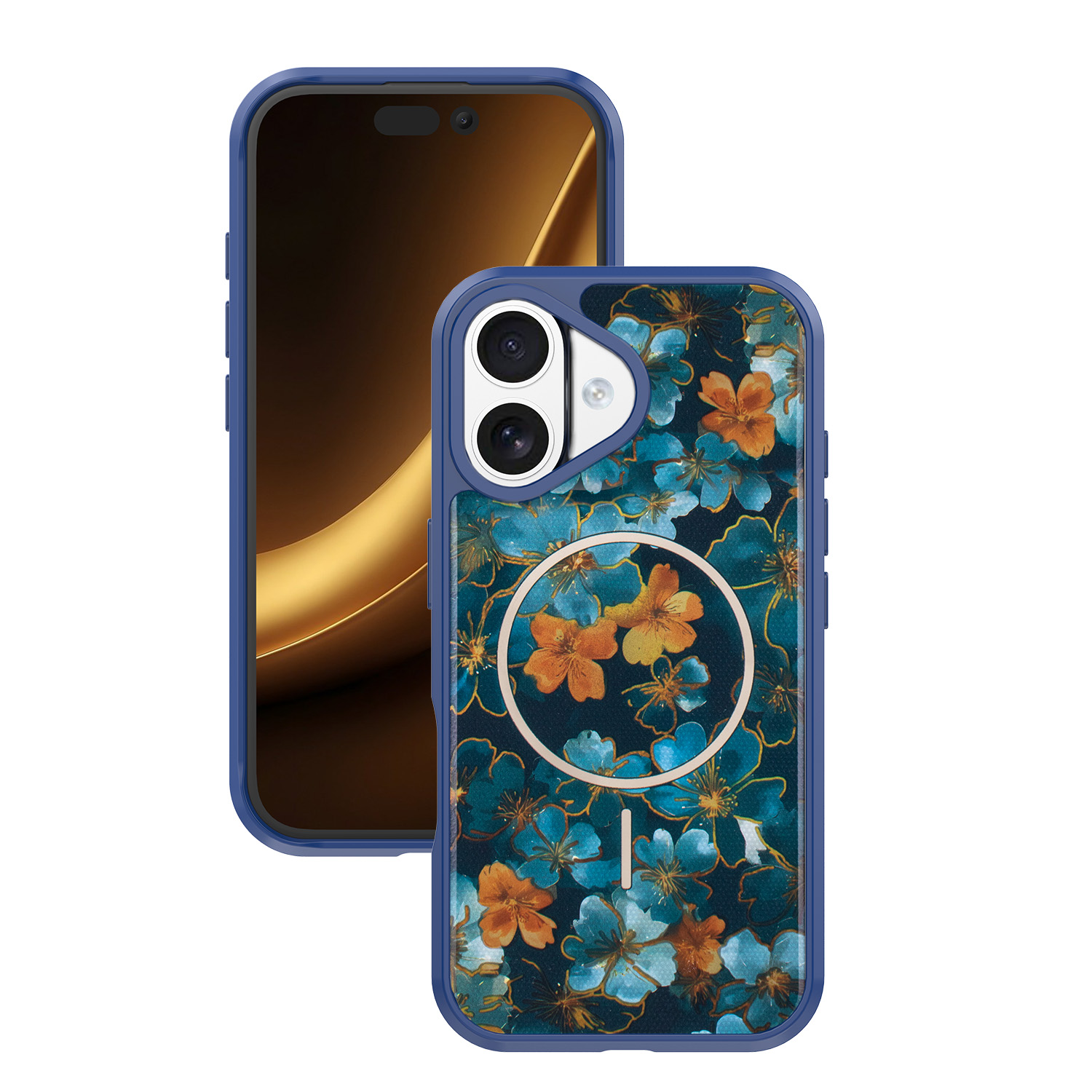 Nak�adka Golden Autumn niebieska Apple iPhone 17