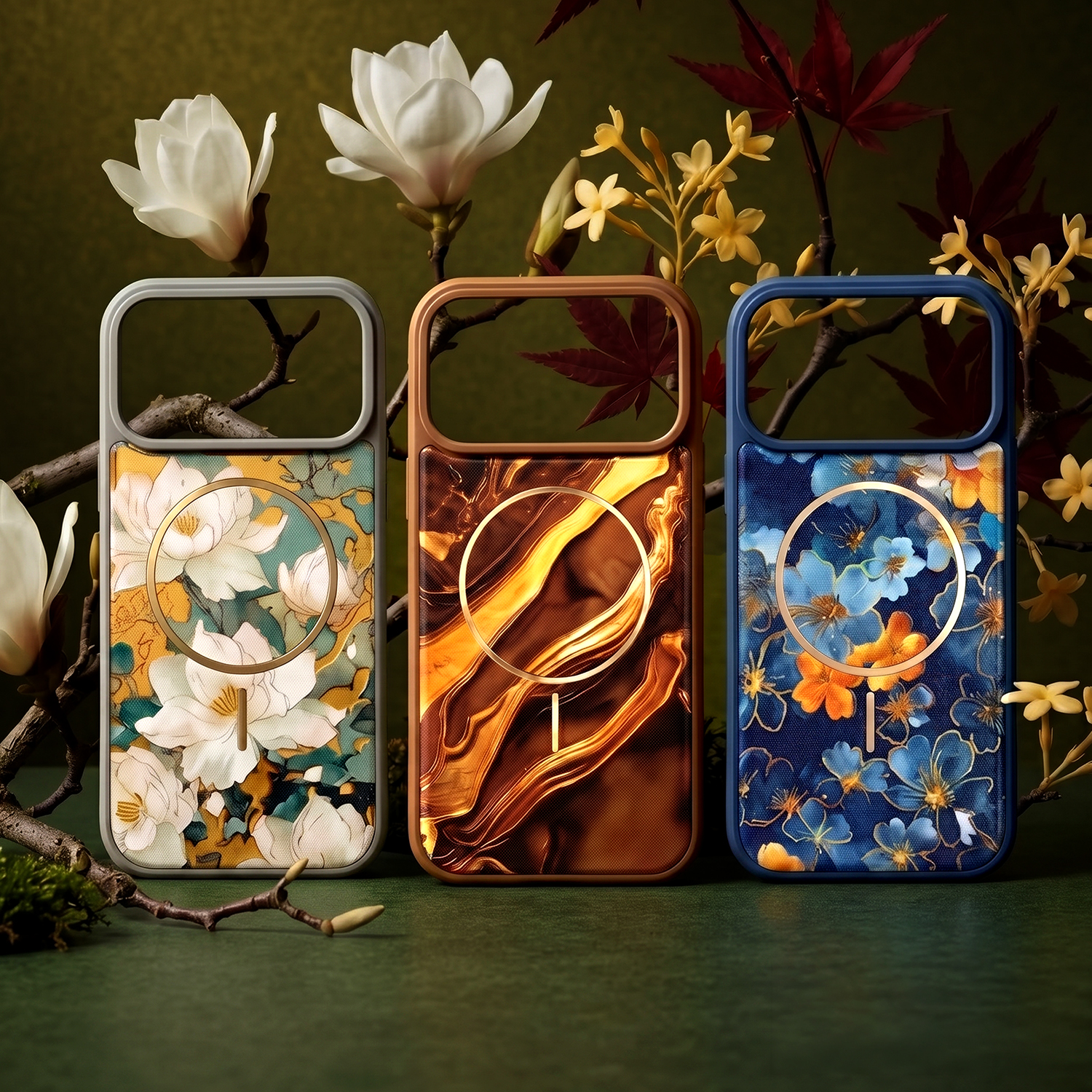 Nak�adka Golden Autumn szara Apple iPhone 17 / 9