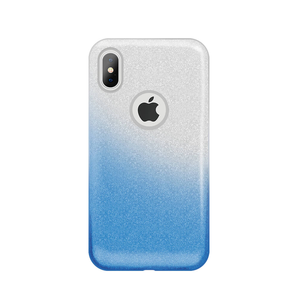 Nakadka Gradient Glitter 3in1 niebieska Huawei Y7 (2018)