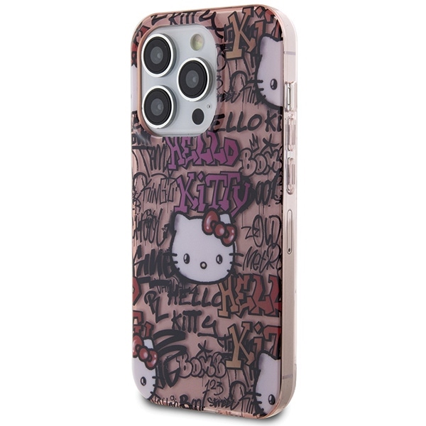 Nakadka Hello Kitty rowy hardcase IML Tags Graffiti Apple iPhone 15 Pro / 2