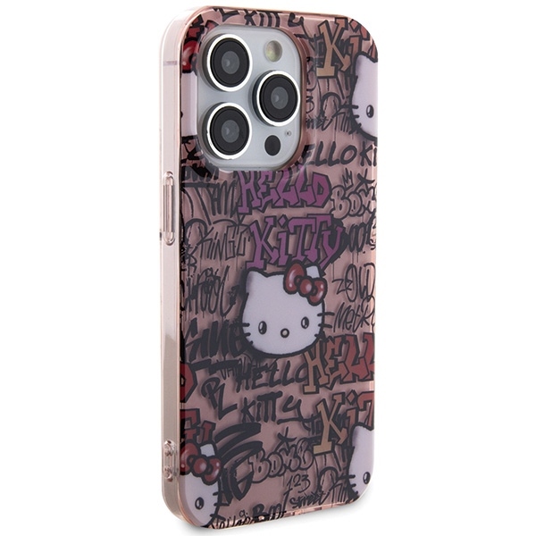 Nakadka Hello Kitty rowy hardcase IML Tags Graffiti Apple iPhone 15 Pro / 4