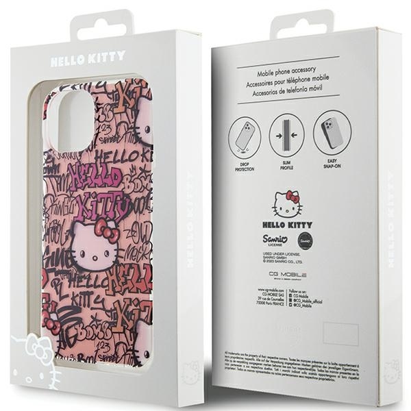 Nakadka Hello Kitty rowy hardcase IML Tags Graffiti Apple iPhone 13 / 8