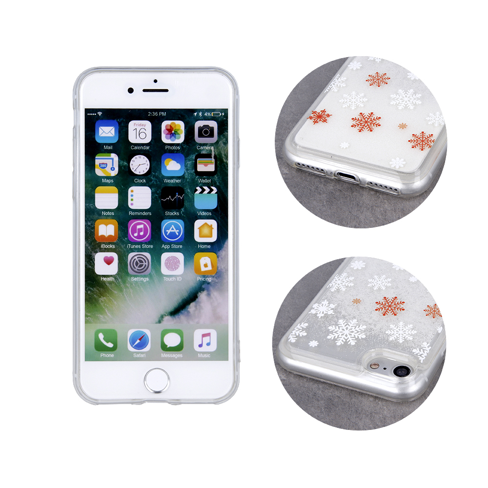 Nak�adka Liquid Glitter Winter1 Apple iPhone 7 Plus / 3