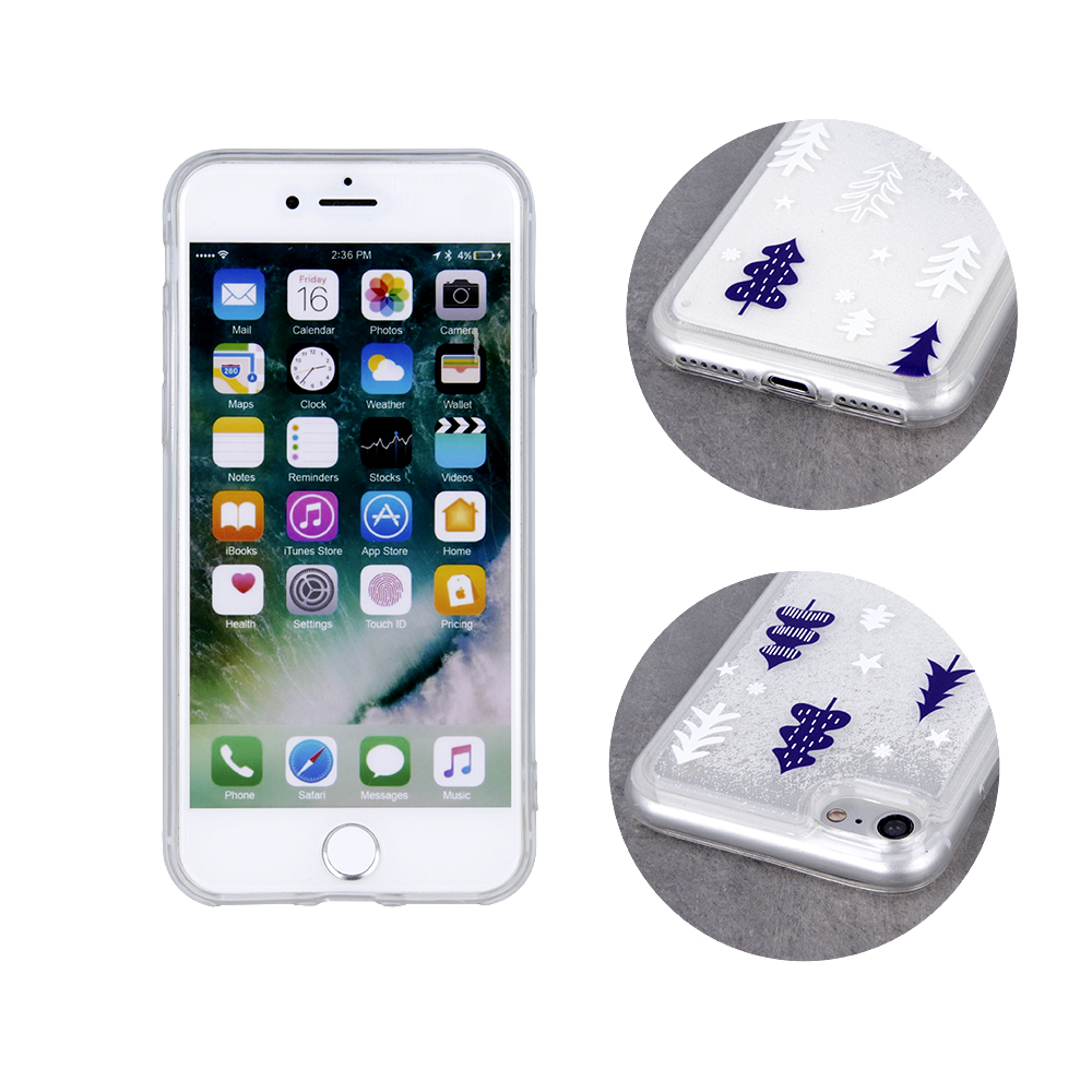 Nak�adka Liquid Glitter Winter2 Apple iPhone XR / 3