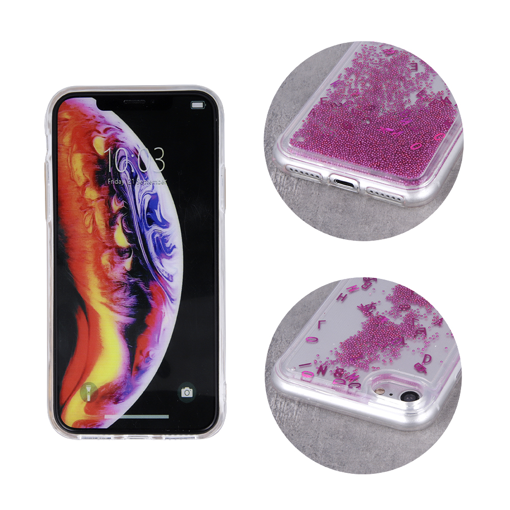 Nak�adka Liquid Letters TPU r�owa Apple iPhone XR / 3