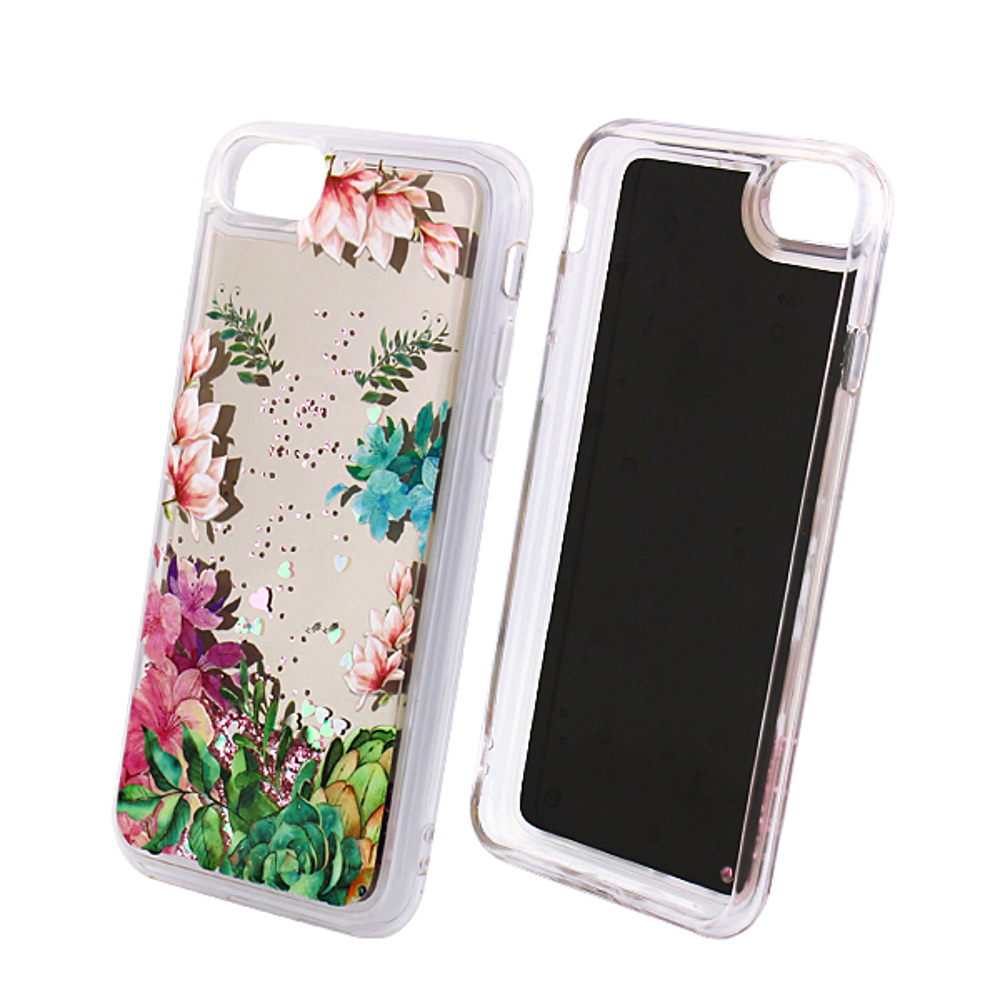 Nak�adka Liquid Mirror Flower1 TPU Apple iPhone XS / 5