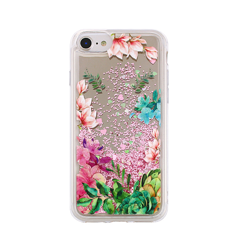 Nak�adka Liquid Mirror Flower2 TPU Apple iPhone XS / 2