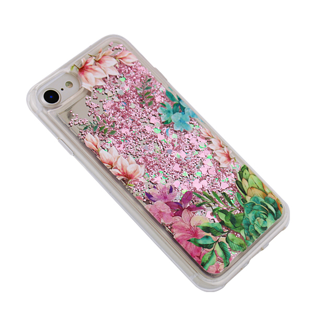 Nak�adka Liquid Mirror Flower2 TPU Apple iPhone XS / 4
