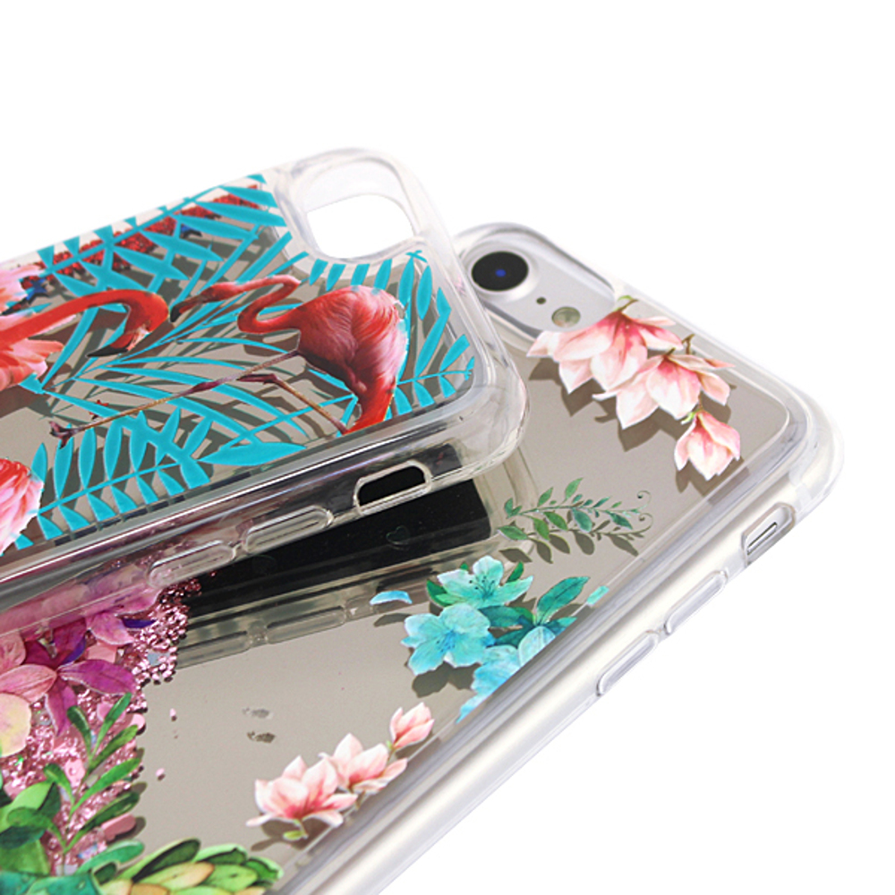 Nak�adka Liquid Mirror TPU Flamingo Samsung Galaxy J3 (2017) J330 / 2