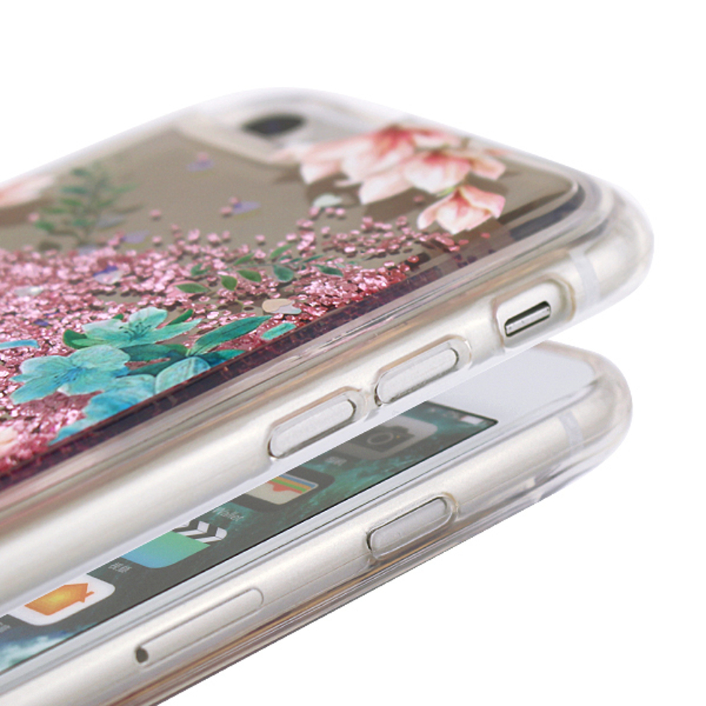 Nakadka Liquid Mirror TPU Flower1 Apple iPhone XS / 4