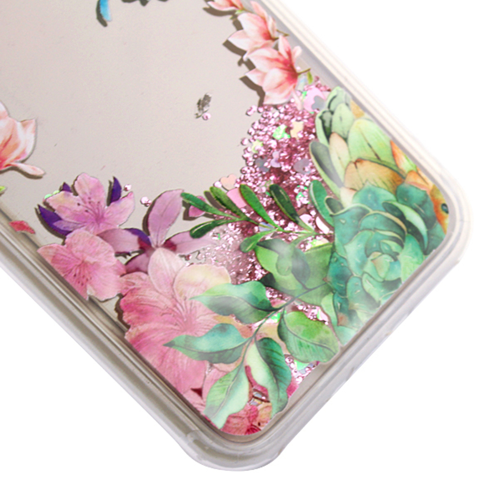 Nak�adka Liquid Mirror TPU Flower1 Samsung Galaxy S7 G930 / 3